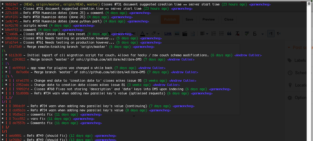 改进版的Git的日志